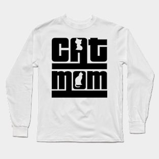 Cat Mom Long Sleeve T-Shirt